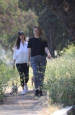 ANGELA SARAFYAN Out Hiking with Her Dog in Studio City 05/09/2020