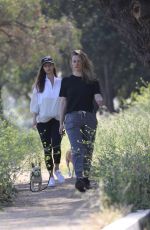 ANGELA SARAFYAN Out Hiking with Her Dog in Studio City 05/09/2020