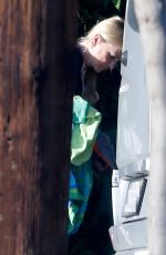 ANNA FARIS Cleans Up Her Campervan in Los Angeles 05/24/2020