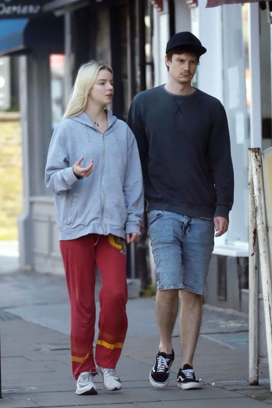 ANYA TAYLOR-JOY and Ben Seed Out in London 05/04/2020