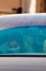 ARIANA GRANDE and Dalton Gomez Out Driving in Los Angeles 05/15/2020