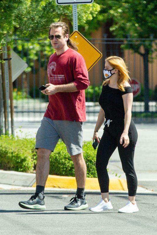 ARIEL WINTER and Luke Benward Out in Burbank 05/22/2020