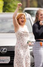 ARIEL WINTER at Luke Benward Drive-by Birthday Party in Studio City 05/12/2020