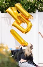 ARIEL WINTER at Luke Benward Drive-by Birthday Party in Studio City 05/12/2020