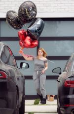ARIEL WINTER Out with an Assortment of Balloons on Her Boyfriend 25th Birthday in Los Angeles 05/12/2020