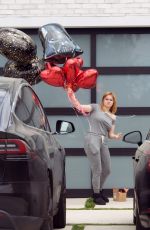 ARIEL WINTER Out with an Assortment of Balloons on Her Boyfriend 25th Birthday in Los Angeles 05/12/2020