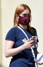 ARIEL WINTER Wearing a Mask Out in Hollywood 05/04/2020