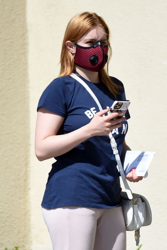 ARIEL WINTER Wearing a Mask Out in Hollywood 05/04/2020