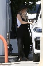 ASHLEE SIMPSON at a Gas Station in Los Angeles 05/11/2020