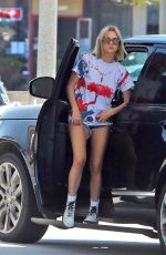 ASHLEY BENSON at a Gas Station in Los Angeles 05/22/2020