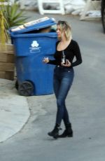 ASHLEY BENSON Out in Los Angeles 05/14/2020