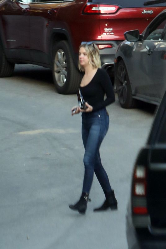 ASHLEY BENSON Out in Los Angeles 05/14/2020