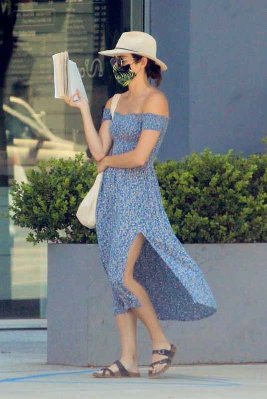 ASHLEY GREENE Reading a Book Out in Beverly Hills 05/05/2020