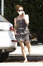 ASHLEY GRENE Getting to Her Car in Los Angeles 05/09/2020