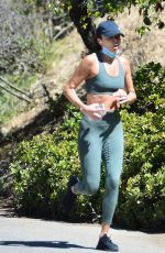 ASHLEY MADEKWE Out Joggin in Hollywood Hills 05/20/2020