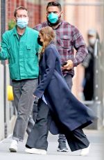 ASHLEY OLSEN Leaves Her Office in New York 05/13/2020