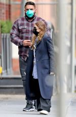 ASHLEY OLSEN Leaves Her Office in New York 05/13/2020