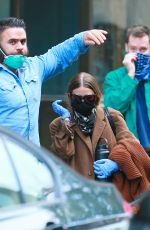 ASHLEY OLSEN Wearing a Mask Out in New York 05/14/2020