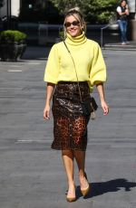 ASHLEY ROBERTS Arrives at Global Radio in London 05/19/2020