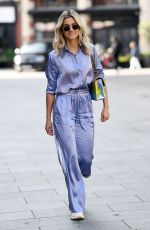 ASHLEY ROBERTS Arrives at Heart Breakfast Show in London 05/07/2020