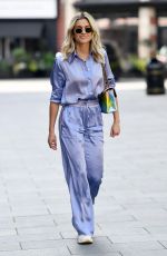 ASHLEY ROBERTS Arrives at Heart Breakfast Show in London 05/07/2020