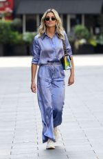 ASHLEY ROBERTS Arrives at Heart Breakfast Show in London 05/07/2020