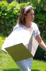 ASHLEY TISDALE Outside Her House in Los Feliz 05/08/2020