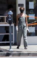 ASHLEY TISDALE Wearing Mask Out for Coffee in Los Angeles 05/05/2020