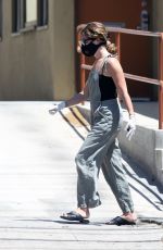 ASHLEY TISDALE Wearing Mask Out for Coffee in Los Angeles 05/05/2020