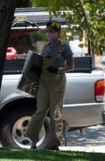 ASHLEY TOSDALE Outside Her House in Los Feliz 05/20/2020
