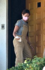 ASHLEY TOSDALE Outside Her House in Los Feliz 05/20/2020