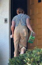 ASHLEY TOSDALE Outside Her House in Los Feliz 05/20/2020