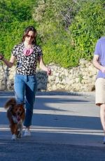 AUBREY PLAZA and Jeff Baena Out with Their Dogs in Los Feliz 05/05/2020
