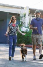 AUBREY PLAZA and Jeff Baena Out with Their Dogs in Los Feliz 05/05/2020
