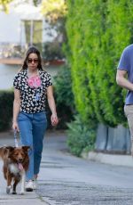 AUBREY PLAZA and Jeff Baena Out with Their Dogs in Los Feliz 05/05/2020