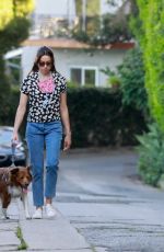 AUBREY PLAZA and Jeff Baena Out with Their Dogs in Los Feliz 05/05/2020