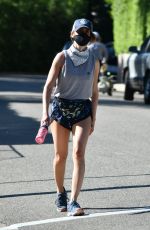 AUBREY PLAZA Out Hiking in Los Angeles 05/11/2020