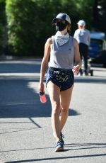 AUBREY PLAZA Out Hiking in Los Angeles 05/11/2020