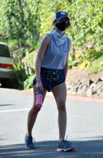 AUBREY PLAZA Out Hiking in Los Angeles 05/11/2020