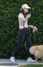 AUBREY PLAZA Out with Her Dogs in Los Feliz 05/09/2020