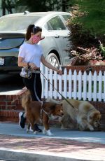 AUBREY PLAZA Out with Her Dogs in Los Feliz 05/16/2020