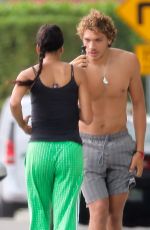 BARBARA BECKER Out with Her Son Elias in Miami 04/30/2020