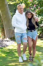 BIANCA GASCOIGNE and Kris Boynson Out in Kent 05/18/2020
