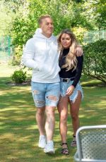 BIANCA GASCOIGNE and Kris Boynson Out in Kent 05/18/2020