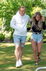 BIANCA GASCOIGNE and Kris Boynson Out in Kent 05/18/2020