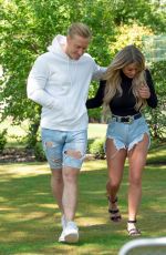 BIANCA GASCOIGNE and Kris Boynson Out in Kent 05/18/2020
