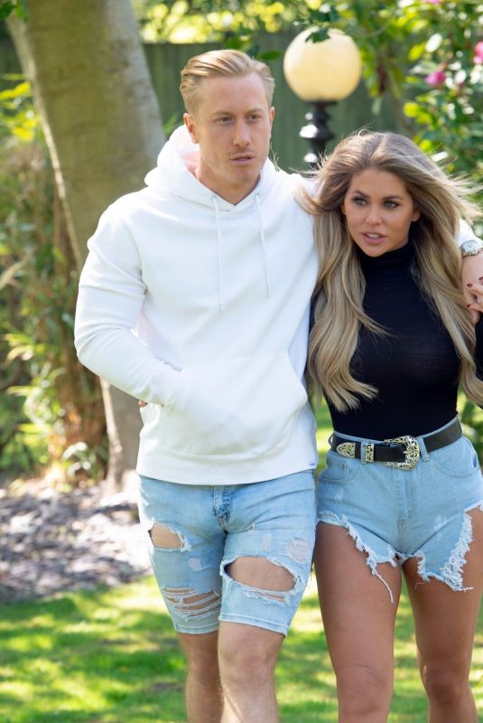 BIANCA GASCOIGNE and Kris Boynson Out in Kent 05/18/2020