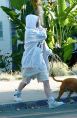 BILLIE EILISH and Finneas Out with Their Dog in Los Angeles 05/28/2020
