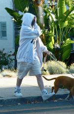 BILLIE EILISH and Finneas Out with Their Dog in Los Angeles 05/28/2020
