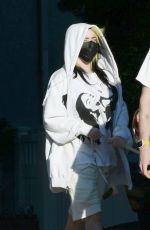 BILLIE EILISH and Finneas Out with Their Dog in Los Angeles 05/28/2020
